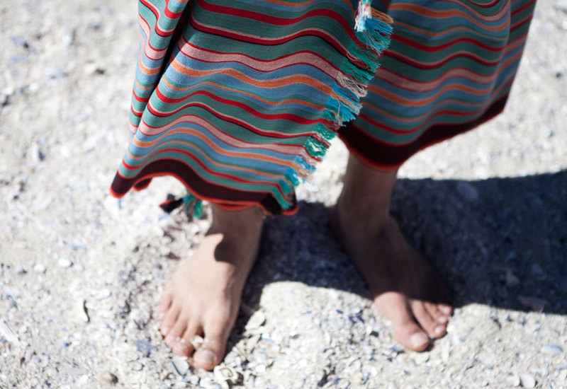 Our towels and kikois are at home on beaches and pretty useful at home too.