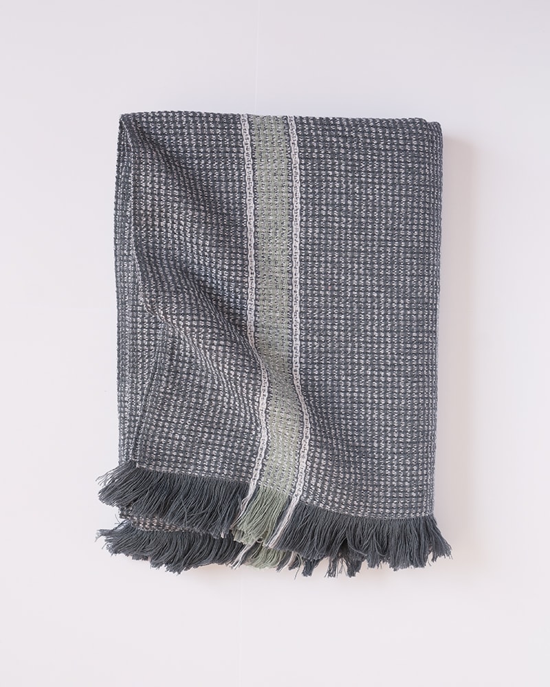 Mungo Summer Towel in Oceanside, woven from long-lasting & soft GOTS-certified organic cotton. Suitable for bath, pool or beach. Woven in SA